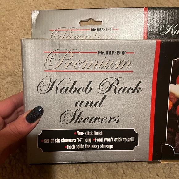 Kebab Rack and Skewers Set - Picture 4 of 6